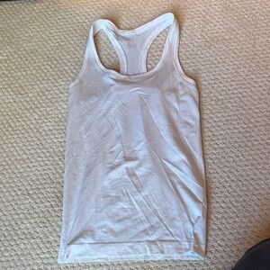 Lululemon Athletica White Tank Top